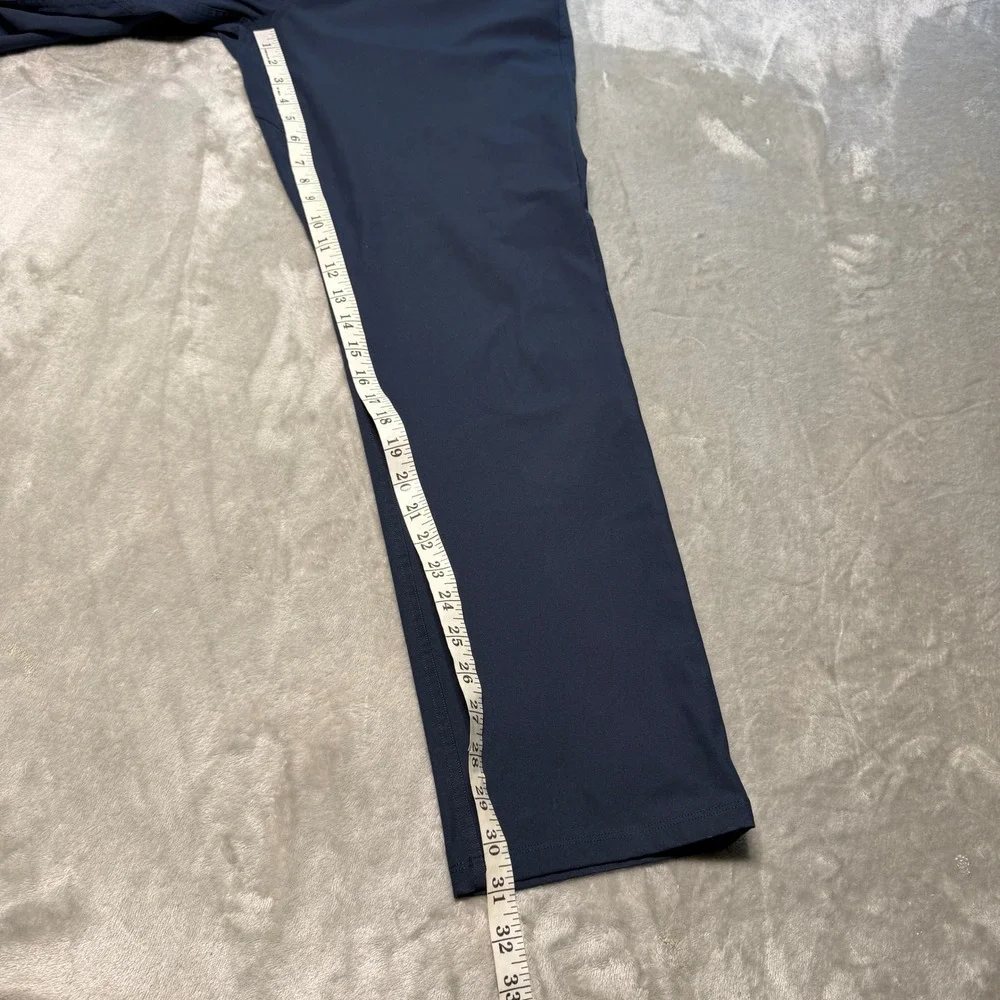 Lululemon ABC Pant Classic-Fit Warpstreme Navy Blue Mens 33 Athletic